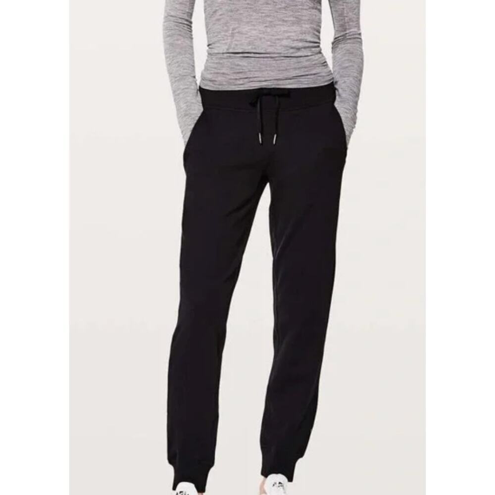 Lululemon Ready To Rulu Black High Rise Jogger Pants Drawstring Athletic Size 4